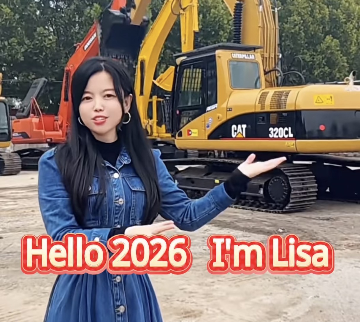 【Lisa】 Lisa wishes all construction machinery professionals a Happy New Year in 2026